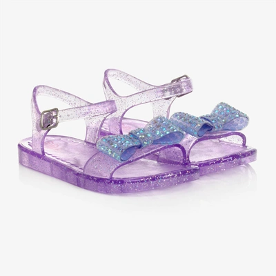 Shop Lelli Kelly Girls Lilac Purple Jelly Sandals
