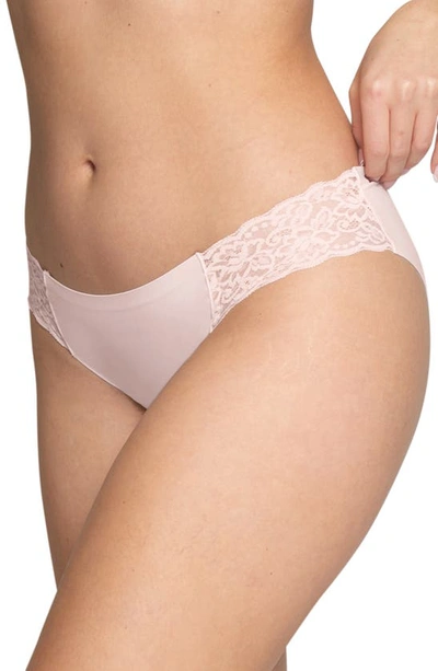 Shop Proof Period & Leak  Lace Moderate Absorbency Cheeky Panties In Blush