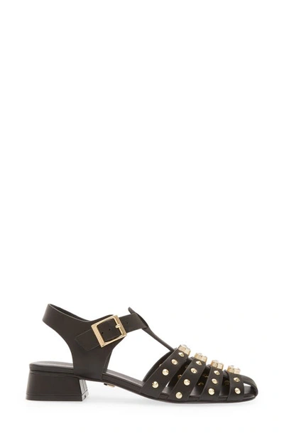 Shop Cecelia New York Gigi Sandal In Black Leather