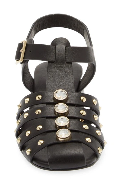 Shop Cecelia New York Gigi Sandal In Black Leather