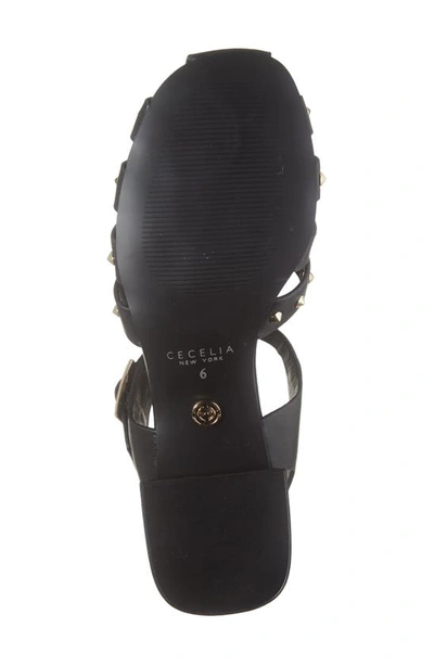 Cecelia New York Gigi Sandal In Black Leather