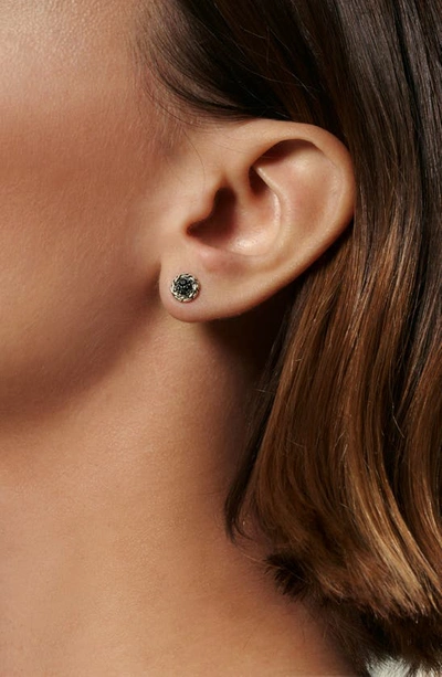 John Hardy Classic Chain 7mm Stud Earring In Black