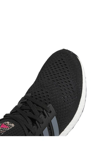 Shop Adidas Originals Ultraboost 1.0 Dna Sneaker In Black/ Iron/ Magenta