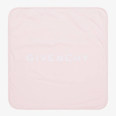 Shop Givenchy Girls Pink Cotton Padded Blanket (77cm)