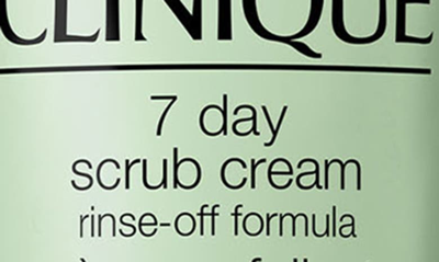 Shop Clinique Jumbo Size 7 Day Scrub Cream Exfoliating Cleanser Rinse-off Formula, 8.5 oz