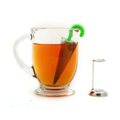 Shop Norpro Stainless Steel Umbrella Tea Infuser, Green