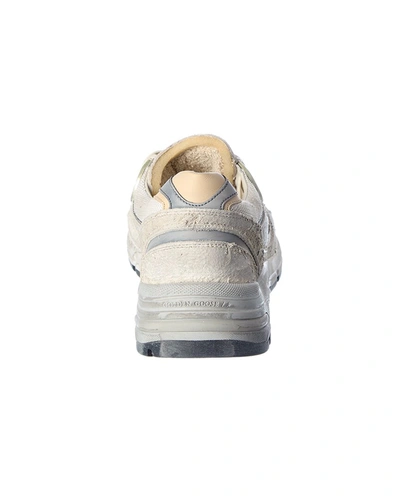 Shop Golden Goose Dad-star Canvas & Suede Sneaker In White