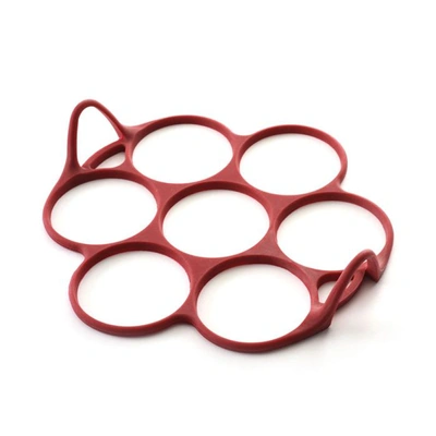 Norpro Silver Dollar Pancake And Egg Ring, Red In Red