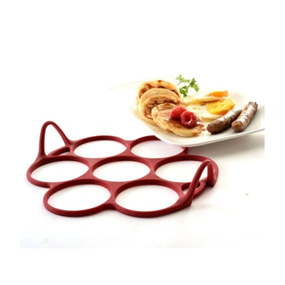 Norpro Silver Dollar Pancake And Egg Ring, Red In Red
