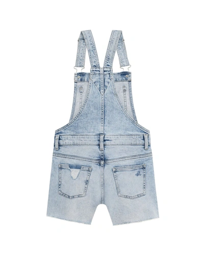 Shop Dl1961 Nora Overall Short In Blue