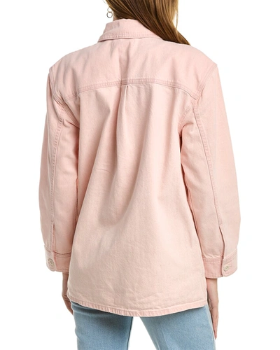 Shop Madewell Shirt Jacket In Pink