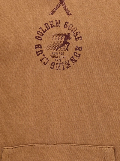 Shop Golden Goose Napa Sweatshirt Brown