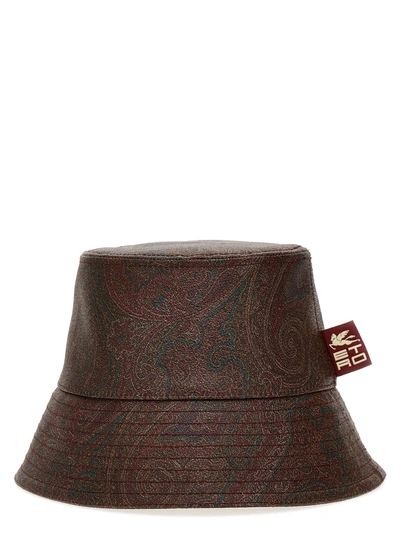 Shop Etro Paisley Bucket Hat Hats Red