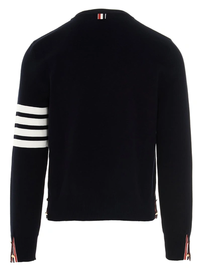 Shop Thom Browne 4 Sweater, Cardigans In Blue