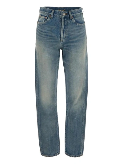 Shop Saint Laurent Blue Jeans