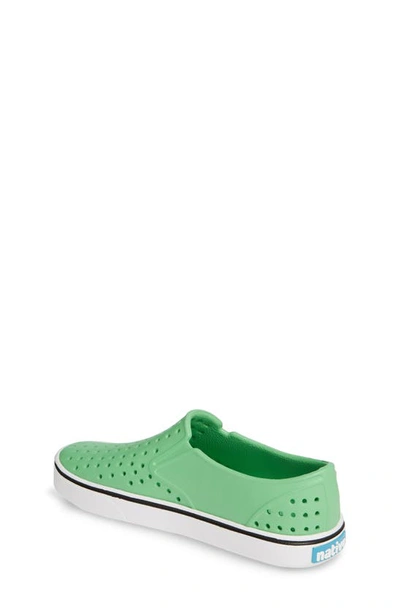Shop Native Shoes Miles Slip-on Sneaker In Grasshopper Green/shell White
