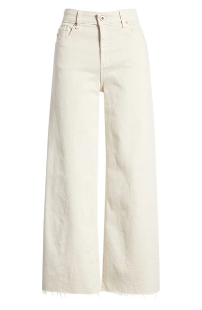 Shop Ag Saige High Waist Ankle Wide Leg Jeans In Dried Spring