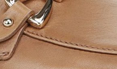 Shop Naturalizer Gala Bit Loafer In Dark Tan Leather