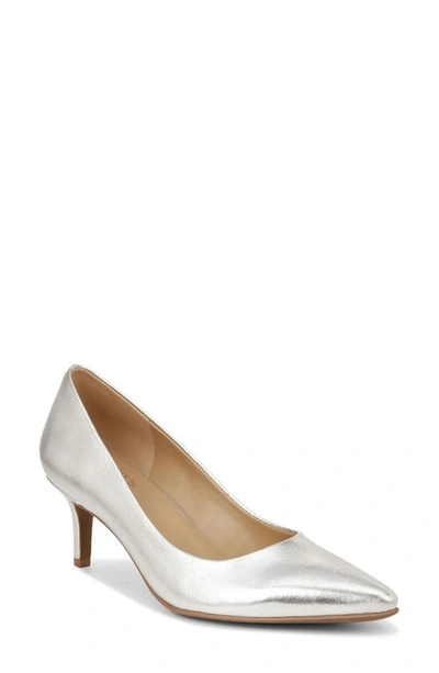 Shop Naturalizer Everly Pump In Silver Leather