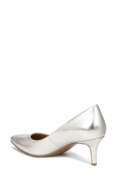 Shop Naturalizer Everly Pump In Silver Leather