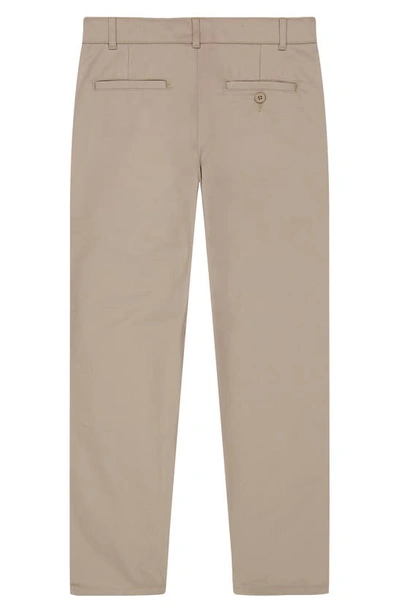 Nautica Husky Boys Twill Pant In Khaki