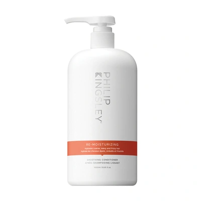 Shop Philip Kingsley Re-moisturizing Smoothing Conditioner In 33.8 Fl oz | 1 L
