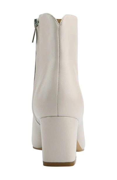 Shop Marc Fisher Ltd Jina Pointed Toe Bootie In Ivory 01