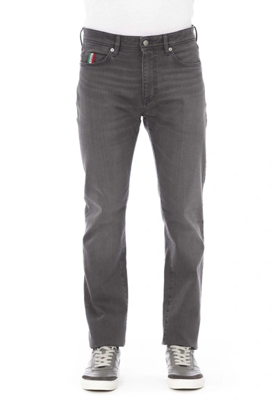 Shop Baldinini Trend Gray Cotton Jeans &amp; Men's Pant