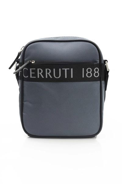 Shop Cerruti 1881 Gray Nylon Messenger Men's Bag