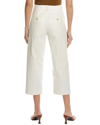 Shop Vince Tailored Crop Wide Leg Pant In White