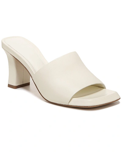 Shop Vince Lulu Leather Slide In Beige