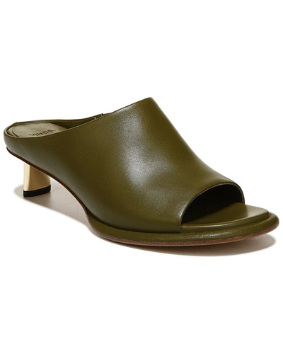 Shop Vince Ezzy Leather Slide In Green