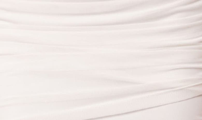 Edikted Women's Knitted See Through Mini Skirt In White