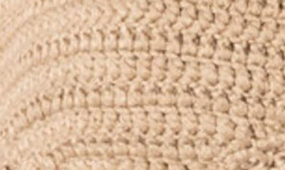 Edikted Baeside Crochet Corset Top In Camel