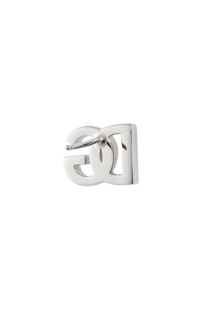 Dolce & Gabbana Dg Stud Earrings In Silver