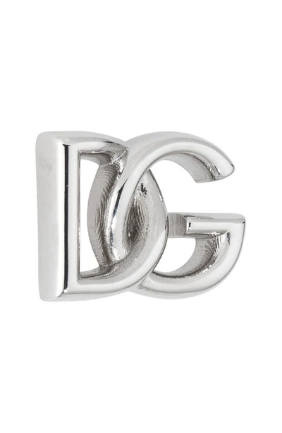 Dolce & Gabbana Dg Stud Earrings In Silver