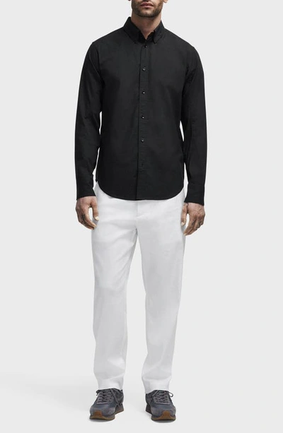 Shop Rag & Bone Fit One Zac Slim Fit Stretch Button-up Shirt In Black