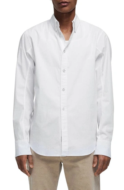 Shop Rag & Bone Fit One Zac Slim Fit Stretch Button-up Shirt In White