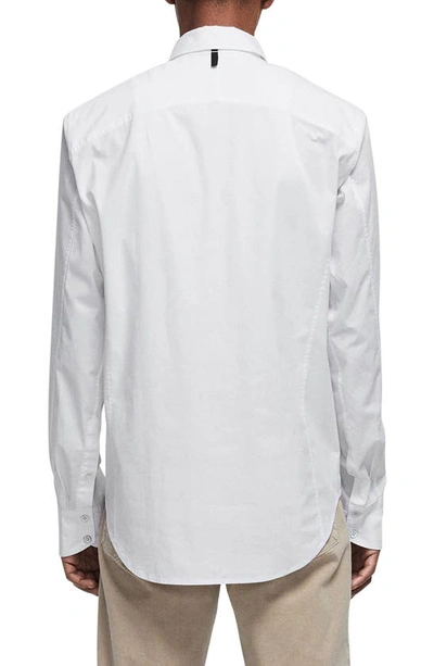 Rag & Bone Fit One Zac Slim Fit Stretch Button-up Shirt In White