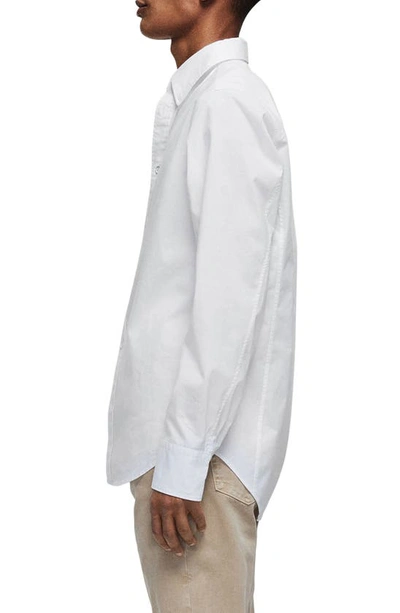 Rag & Bone Fit One Zac Slim Fit Stretch Button-up Shirt In White