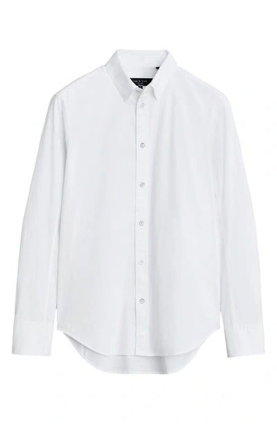 Rag & Bone Fit One Zac Slim Fit Stretch Button-up Shirt In White
