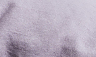 Shop Bed Threads Set Of 2 French Linen Pillowcases In Purple Tones