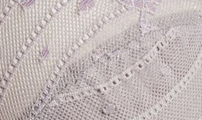 Chantelle Lingerie Rive Gauche Full Coverage Underwire Bra In Grey/ Lavender Frost-mq