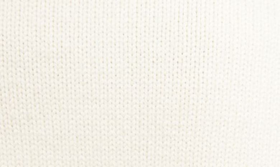 Shop Chloé Openwork Detail Wool Knit Skirt In 107-iconic Milk