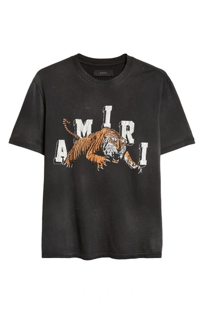 Shop Amiri Tiger Graphic T-shirt In Black
