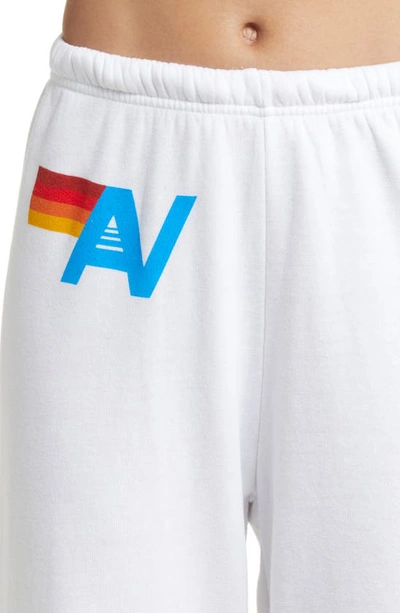 Shop Aviator Nation Av Sweatpants In White