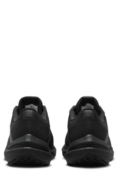 Nike Air Winflo 9 Sneakers In Triple Black In Black/ Black/ Anthracite