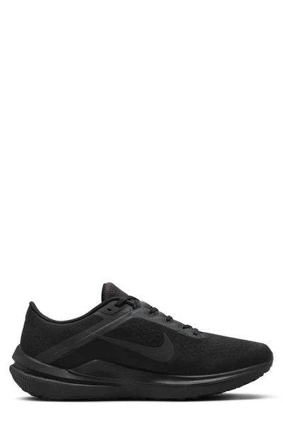 Shop Nike Air Winflo 10 Running Shoe In Black/ Black/ Anthracite