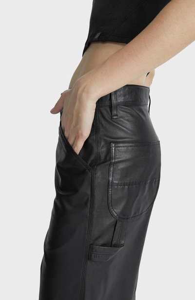 Shop Rag & Bone Cavalry Leather Shorts In Black