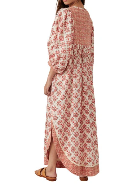 Shop Free People Hazy Maisy Floral Maxi Dress In Earth Combo